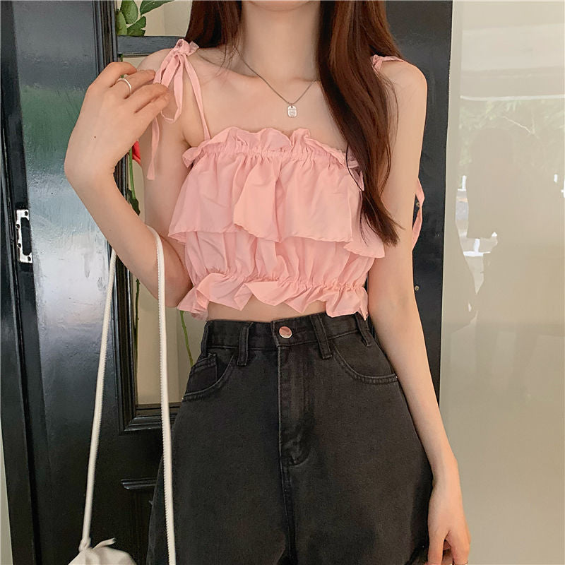 Ruffled Cami Top
