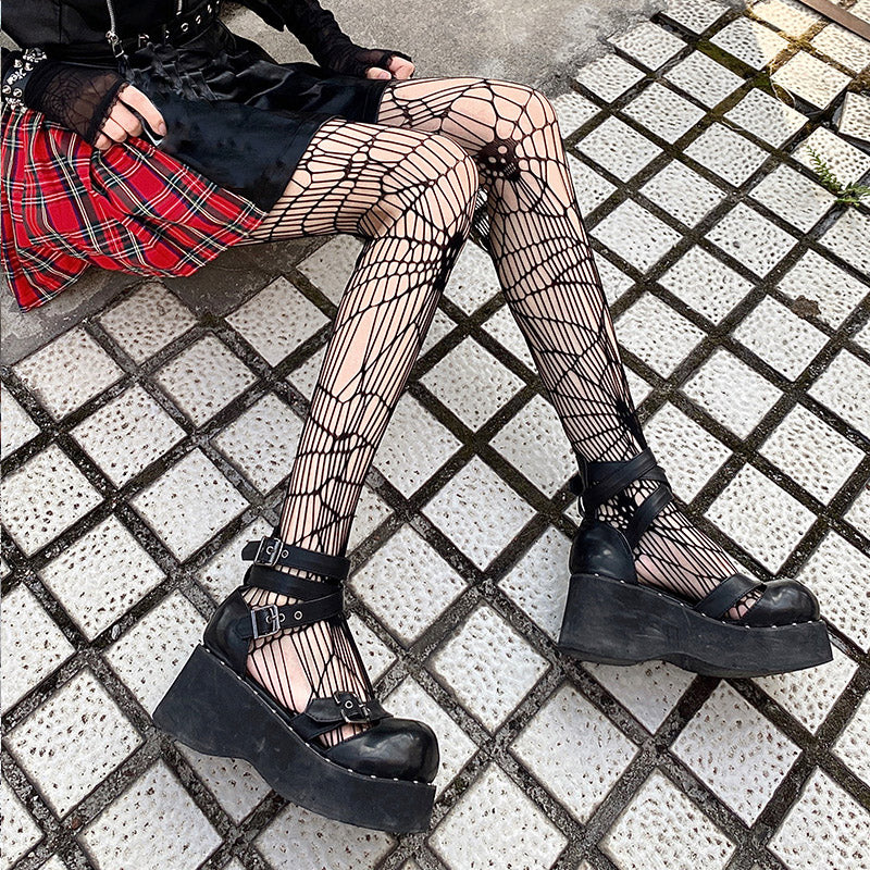Spiderweb Fishnet Tights