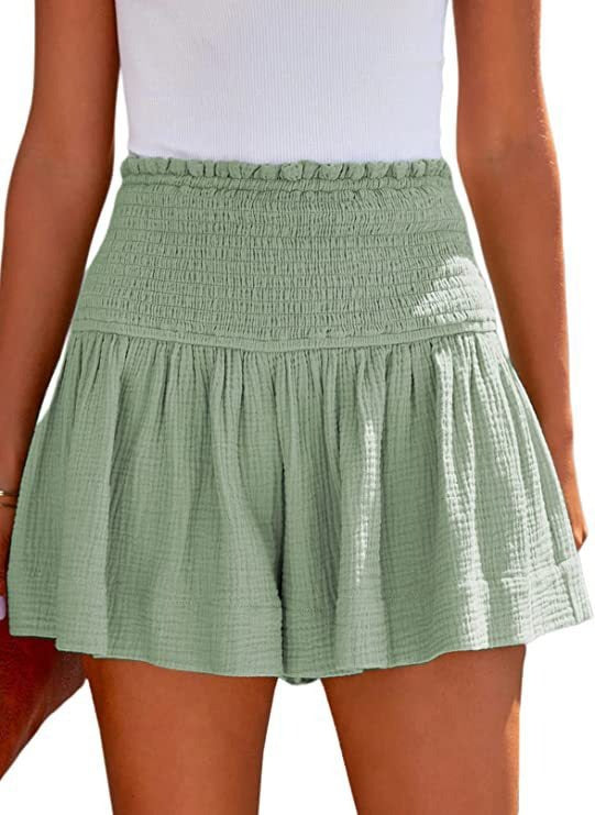 High-Waist Pull-On Shorts
