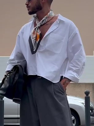 Relaxed Long-Sleeve Shirt