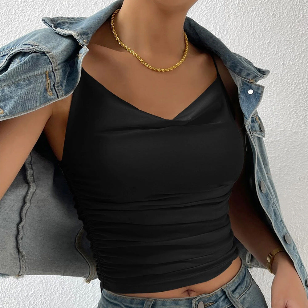 Draped-Neck Camisole