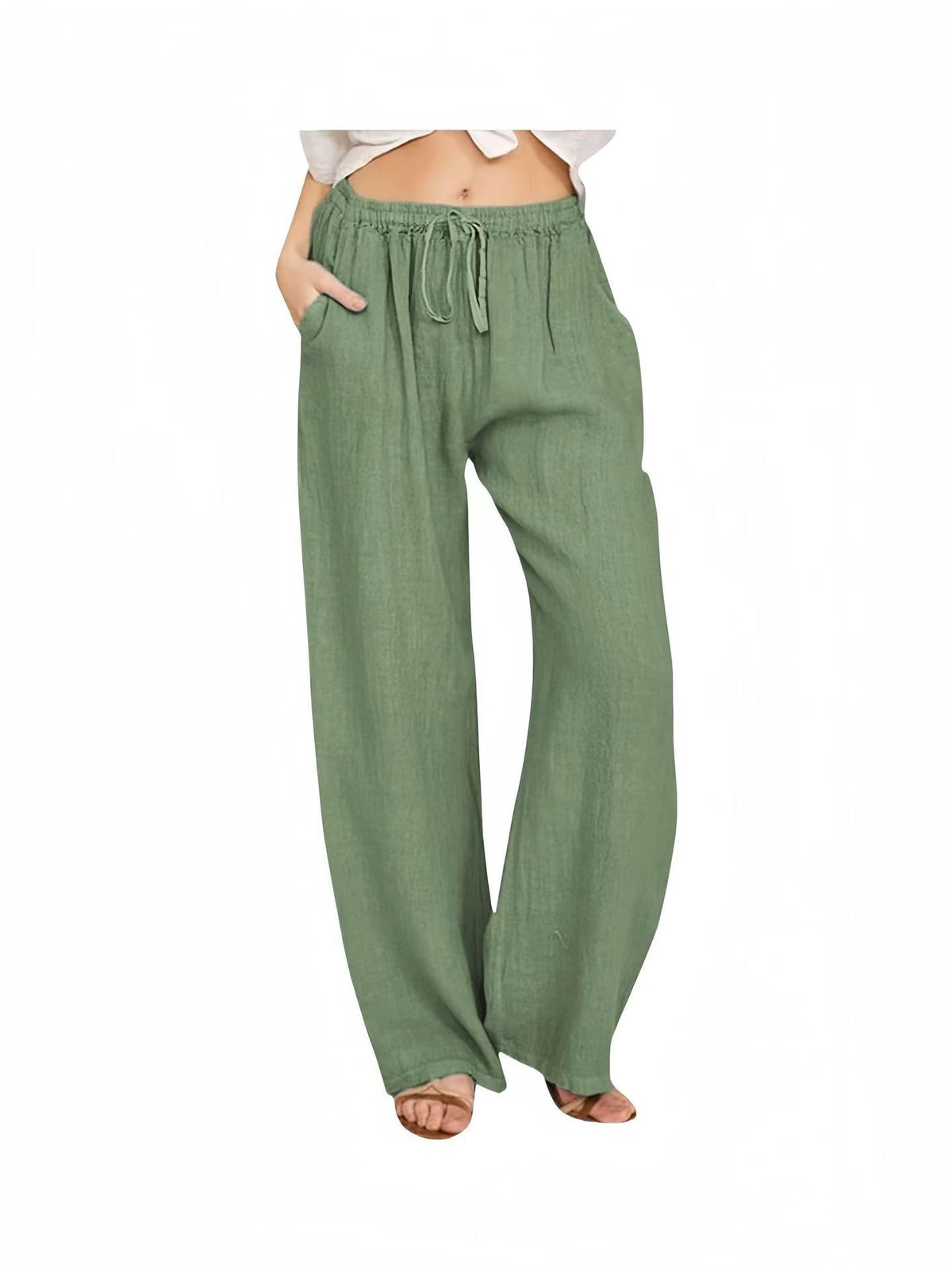 Drawstring Relaxed Pants