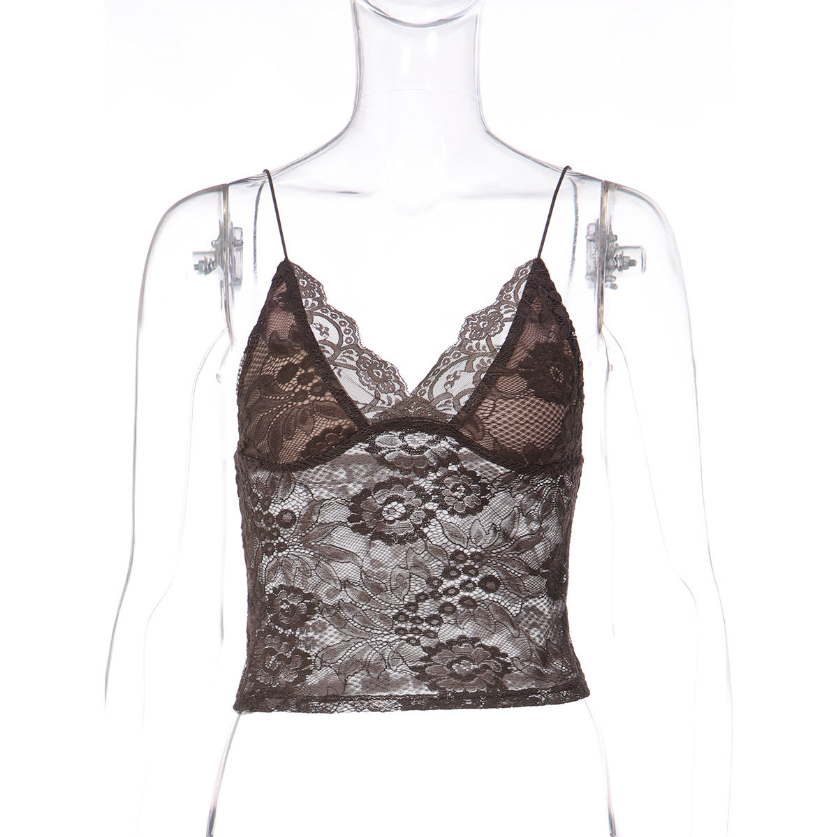 Sheer Floral Lace Camisole