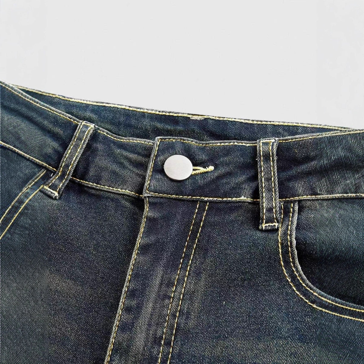 Embroidered Flared Jeans