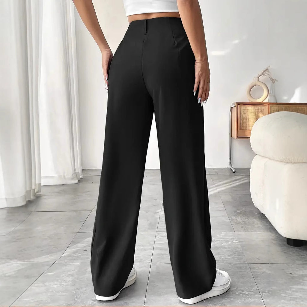 Tailored Wide-Leg Trousers