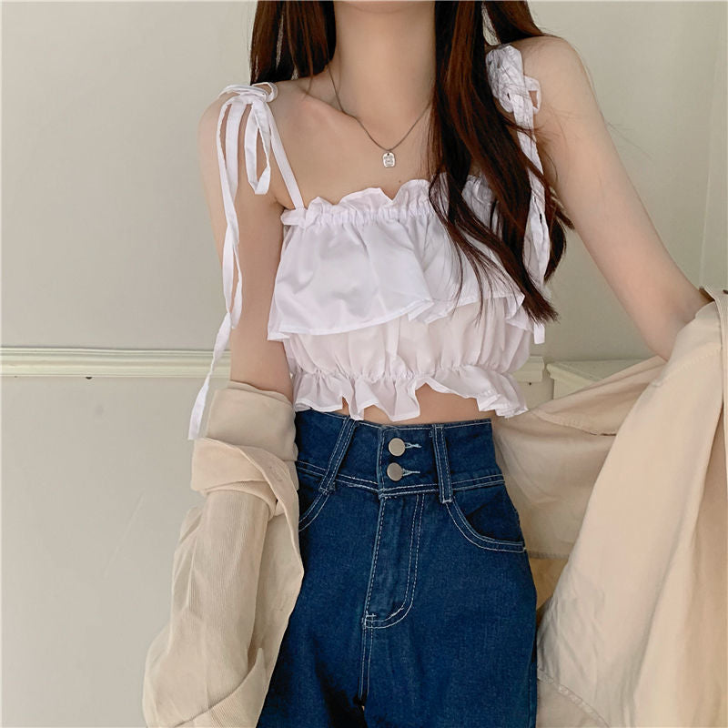 Ruffled Cami Top