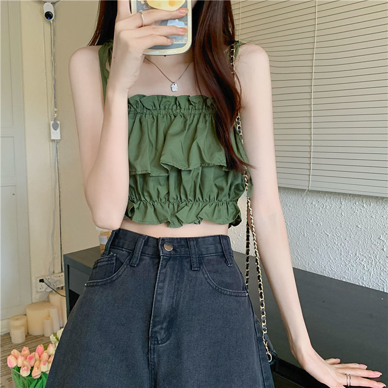 Ruffled Cami Top