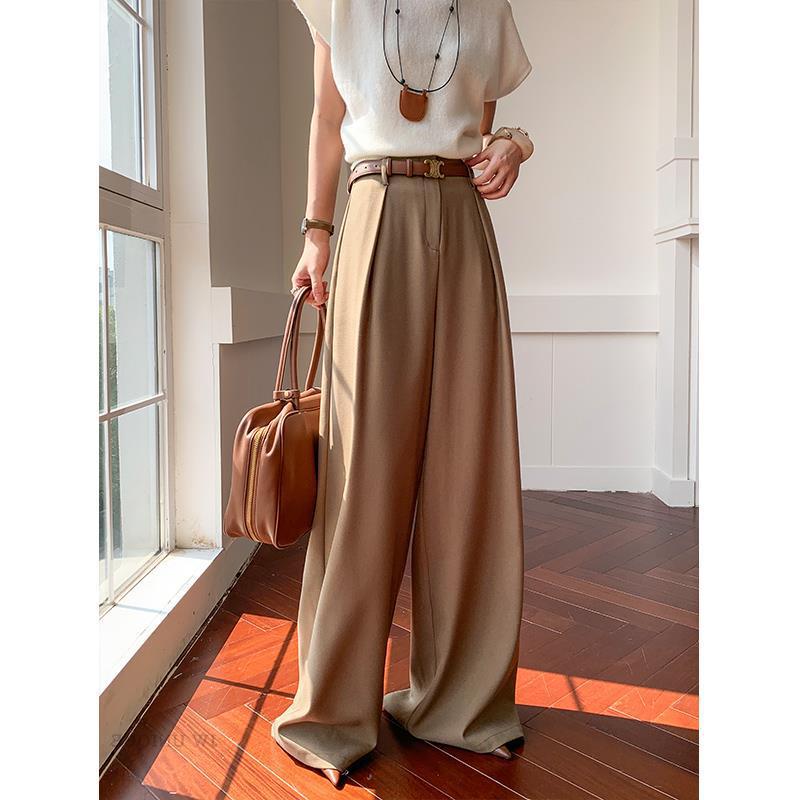 High-Waisted Flowing Trousers