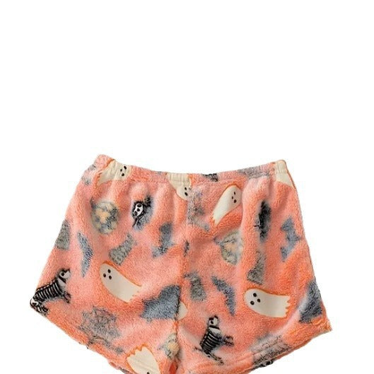 Halloween Print Tank & Shorts Pajama Set