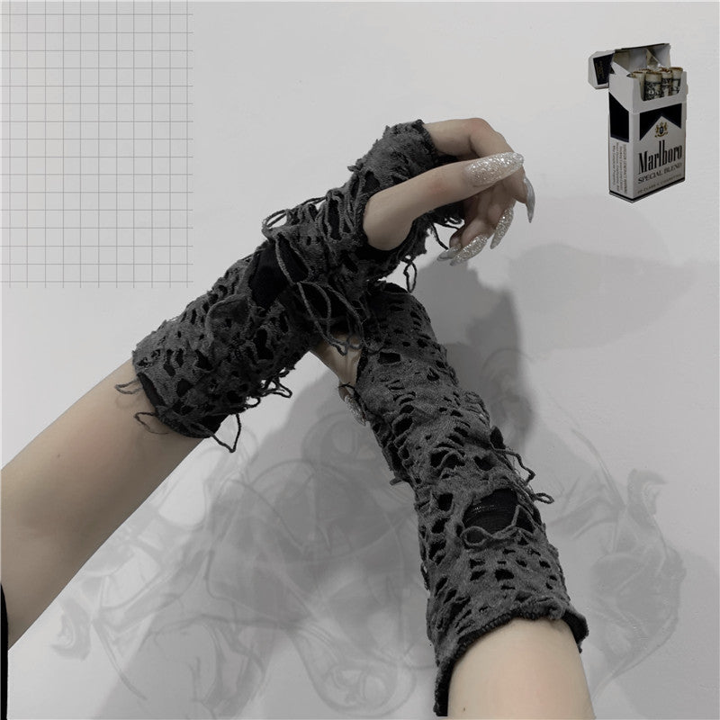 Lace Fingerless Arm Warmers