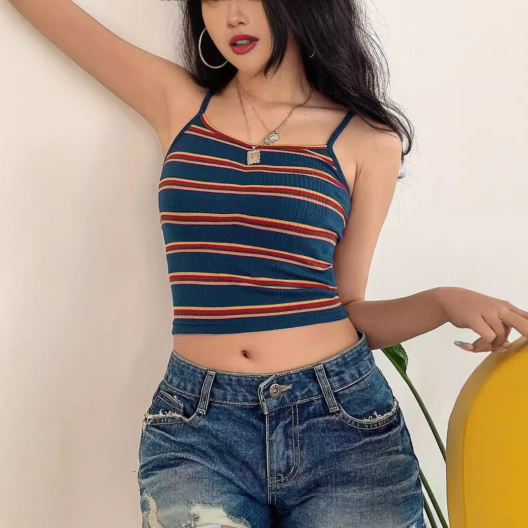 Contrast-Stripe Camisole