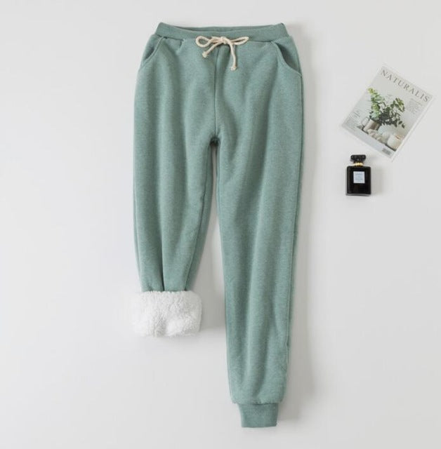 Fleece-Lined Drawstring Joggers