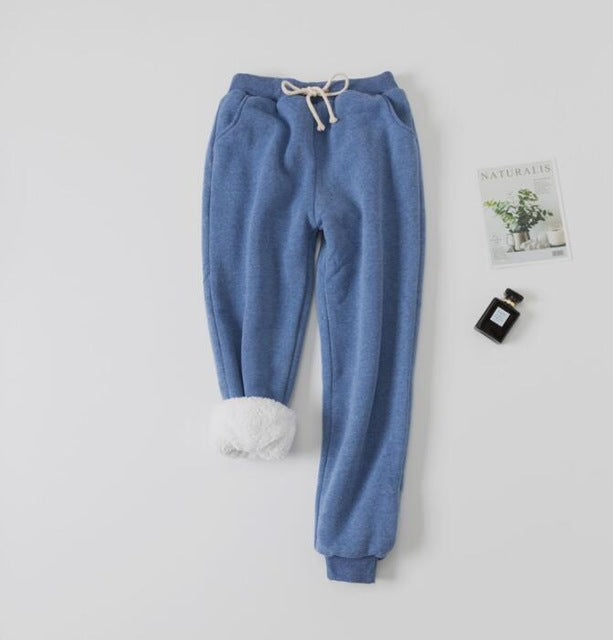Fleece-Lined Drawstring Joggers