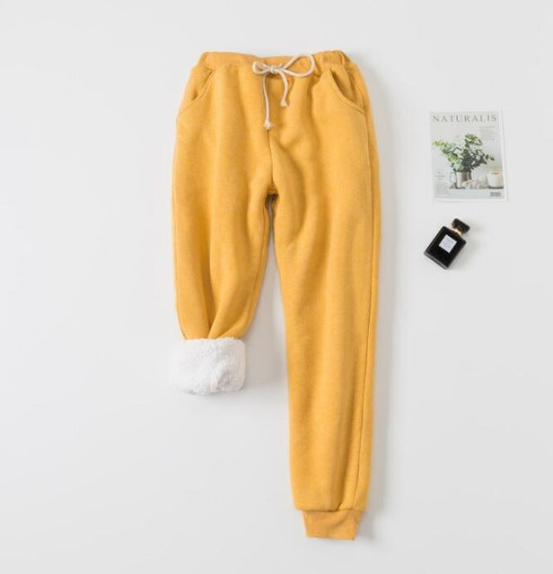 Fleece-Lined Drawstring Joggers