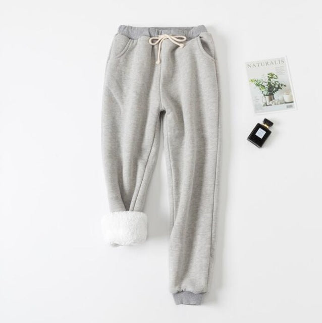 Fleece-Lined Drawstring Joggers