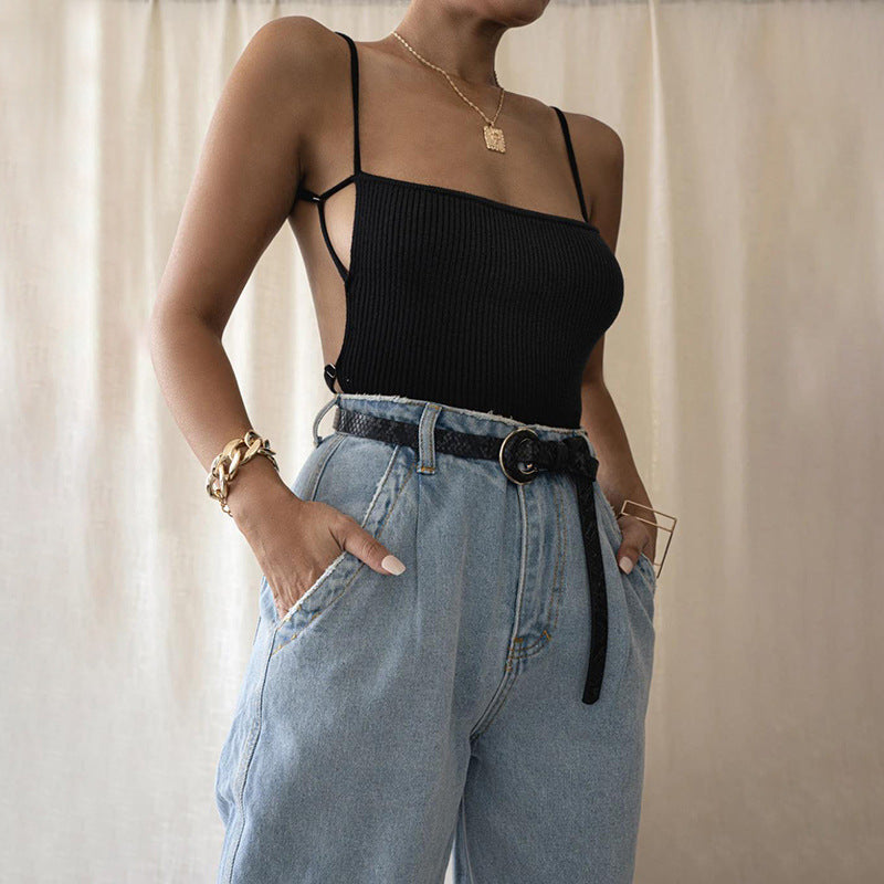 Straight-Neck Cami Top
