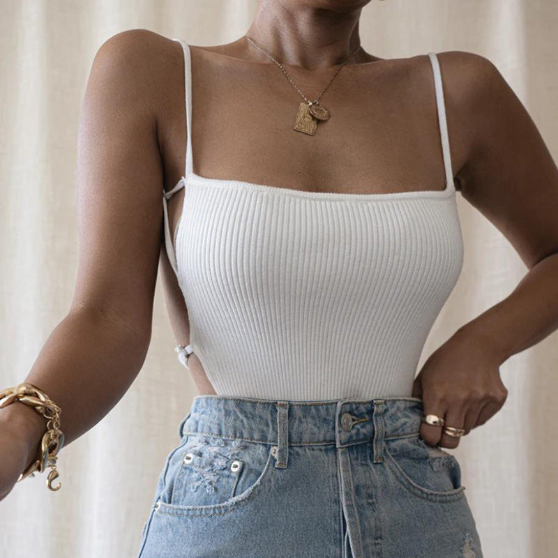 Straight-Neck Cami Top