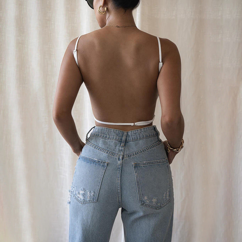 Straight-Neck Cami Top