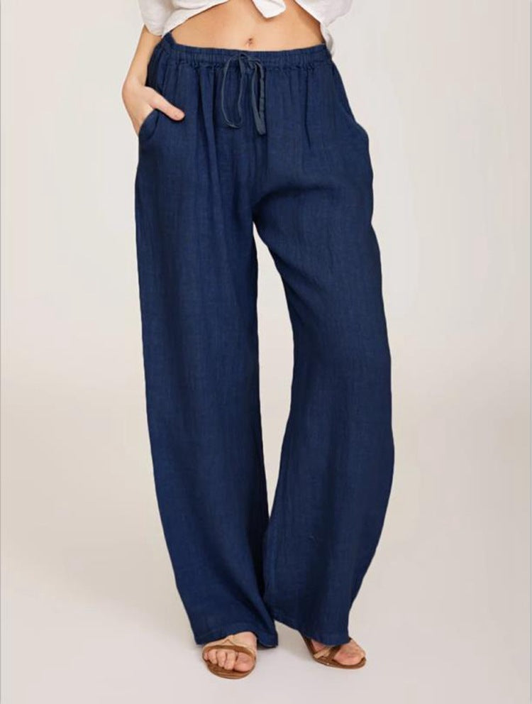 Drawstring Relaxed Pants