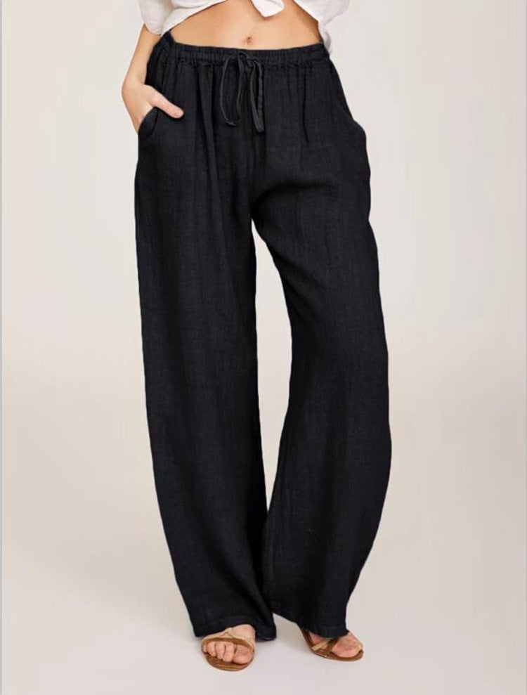 Drawstring Relaxed Pants