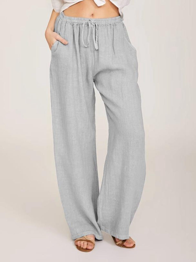 Drawstring Relaxed Pants