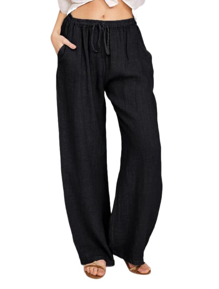 Drawstring Relaxed Pants