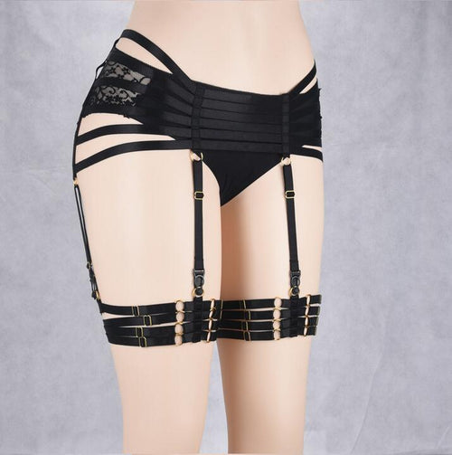 Adjustable Strappy Garter Belt