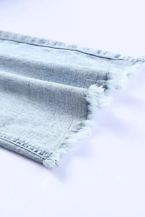 Ripped High-Waisted Jeans
