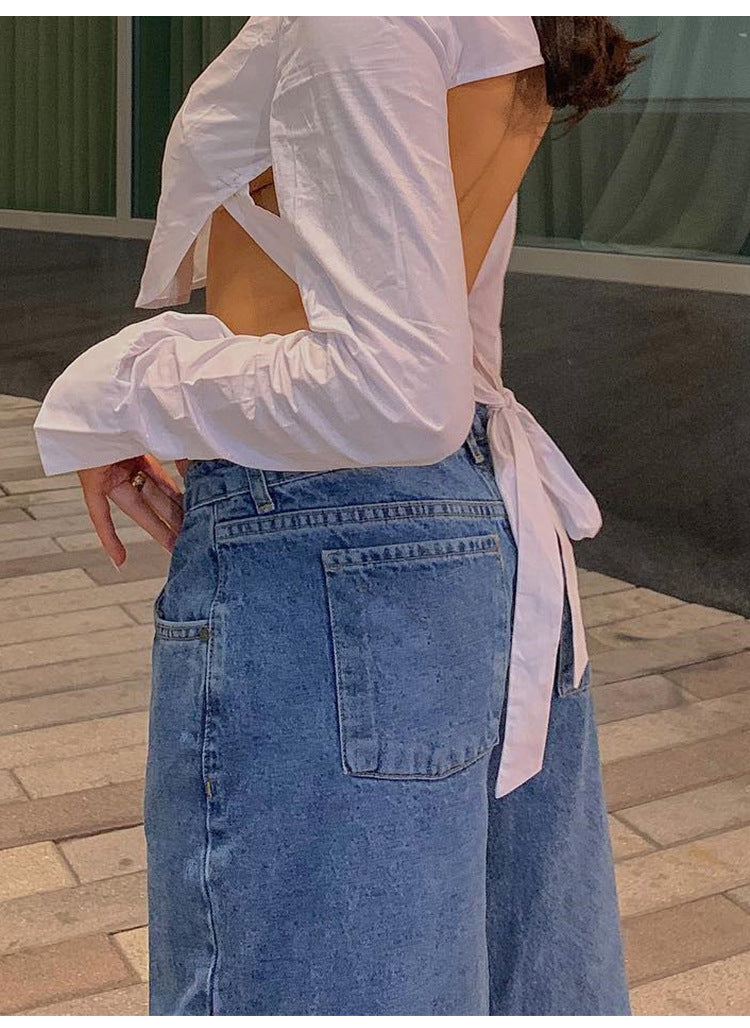Low-Rise Straight-Leg Jeans