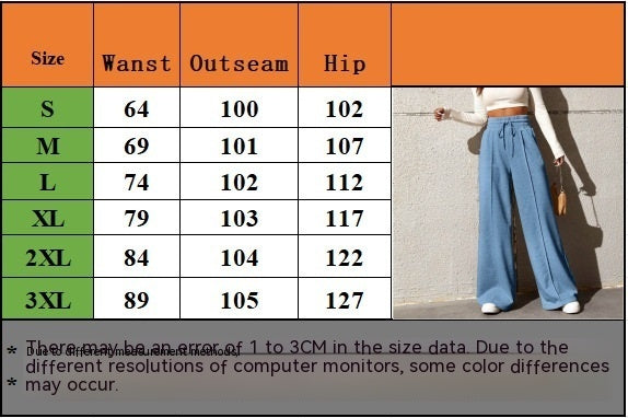 Drawstring Wide-Leg Pants
