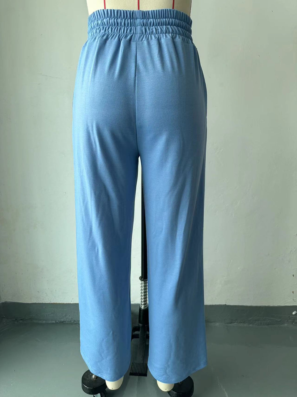 Drawstring Wide-Leg Pants