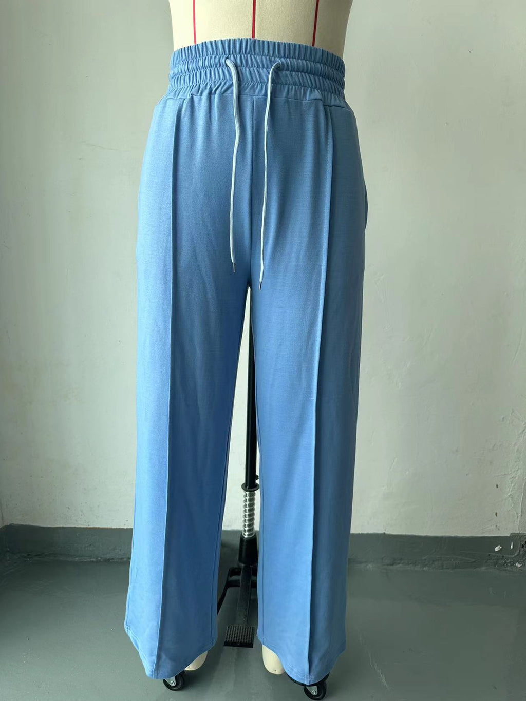 Drawstring Wide-Leg Pants