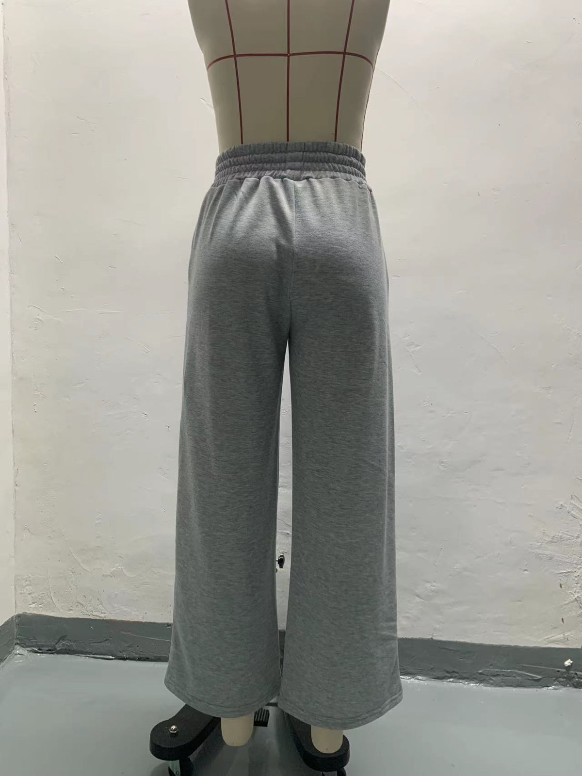 Drawstring Wide-Leg Pants