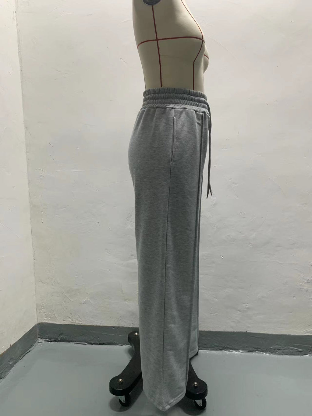 Drawstring Wide-Leg Pants