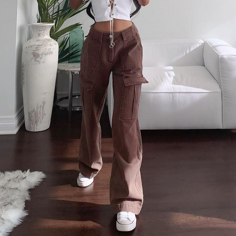 Straight-Leg Cargo Pants