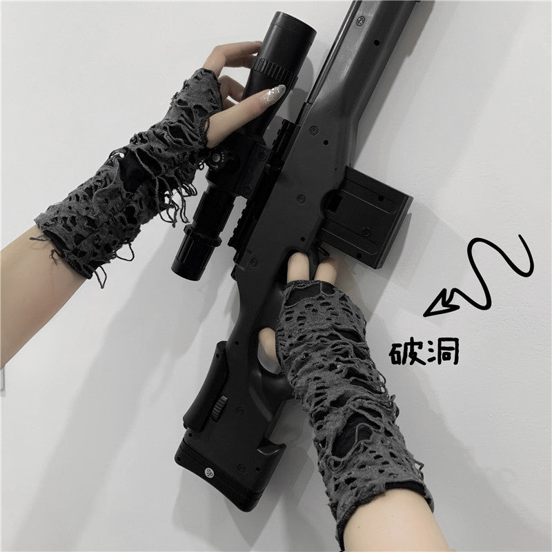 Lace Fingerless Arm Warmers