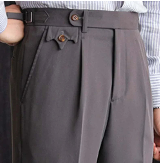 Tailored Straight-Leg Trousers