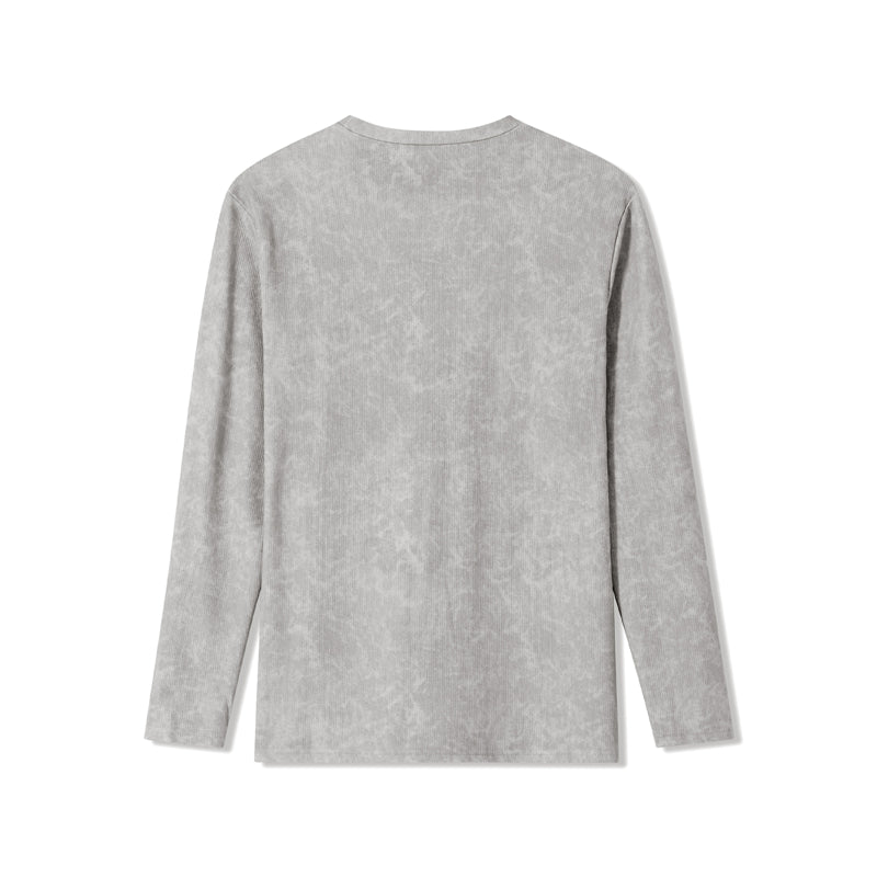 Skull-Print Long-Sleeve Top