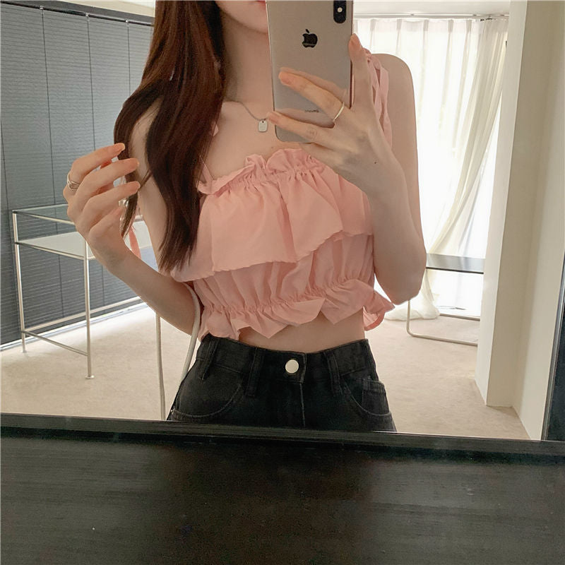 Ruffled Cami Top