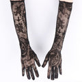 Skull & Cross Lace Gloves