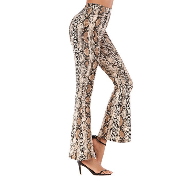 Printed Flare Pants