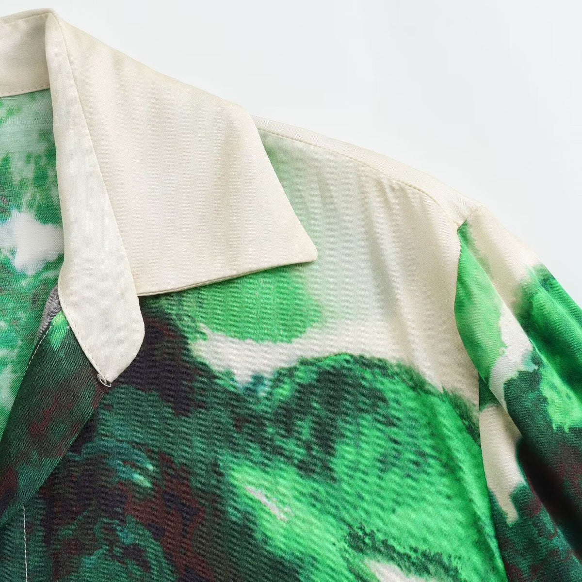 Ink-Print Shirt & Pants — Separates or Set