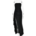Strapless Split Maxi Dress