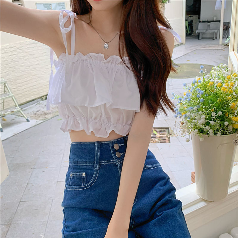Ruffled Cami Top