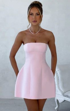 Backless Bandeau Mini Dress