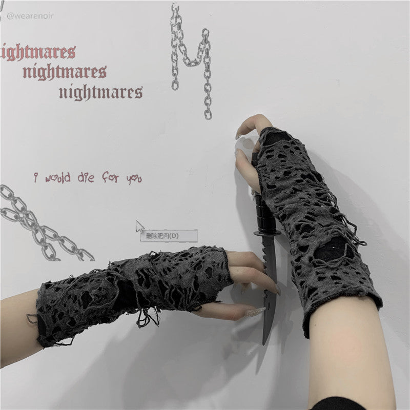 Lace Fingerless Arm Warmers