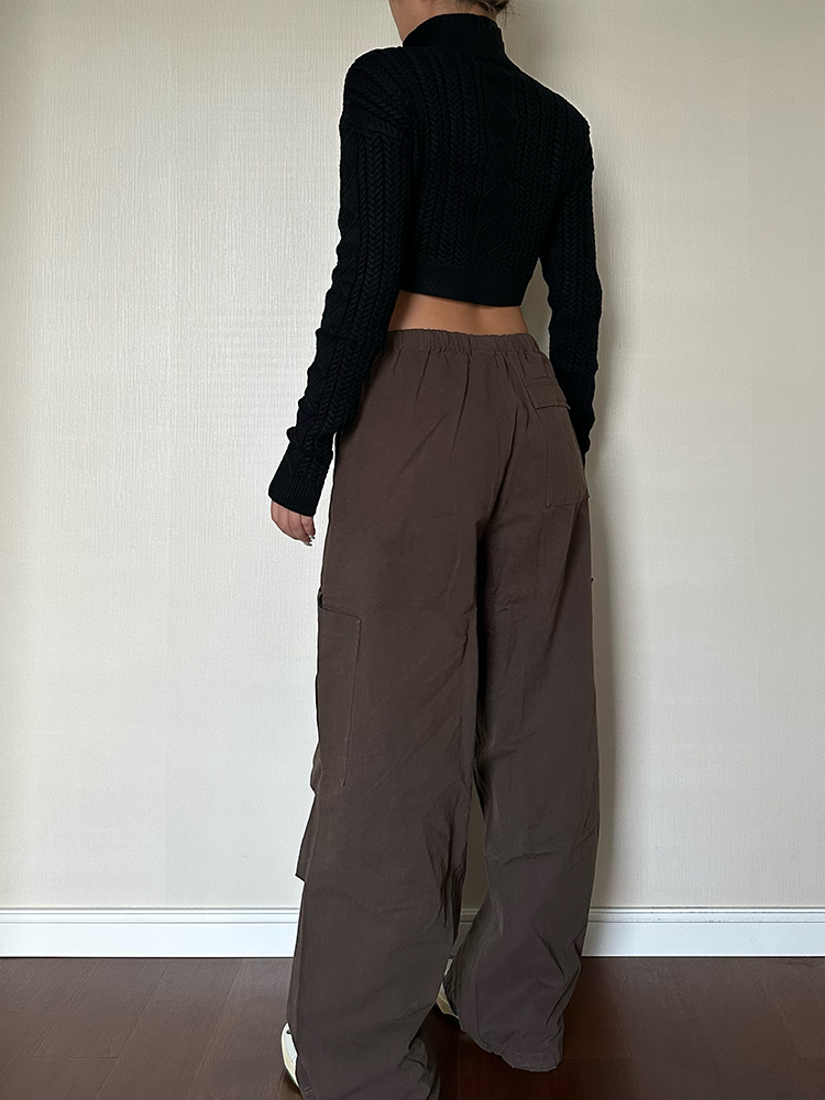 Drawstring Cargo Pants