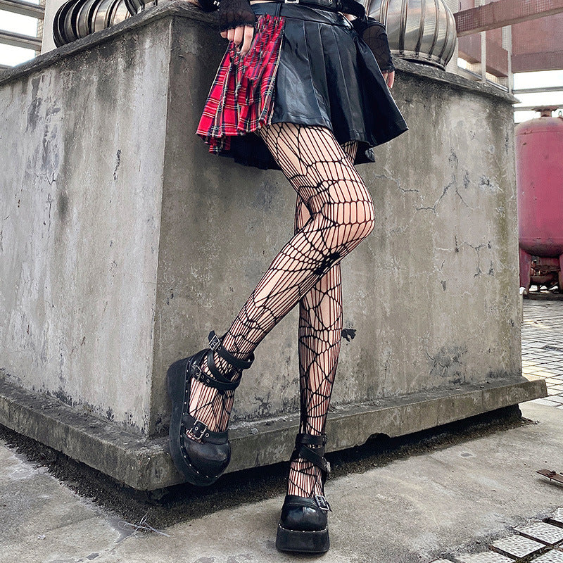 Spiderweb Fishnet Tights