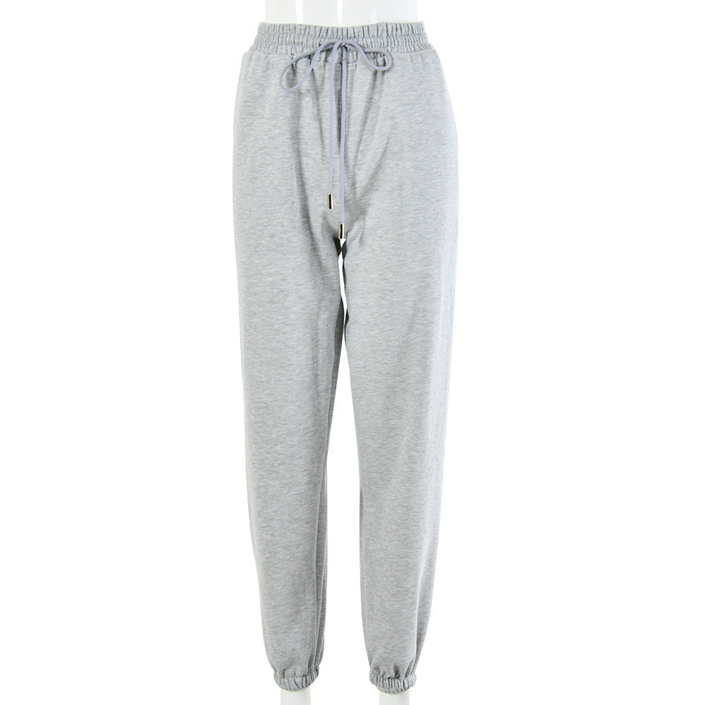 Drawstring Cuffed Joggers