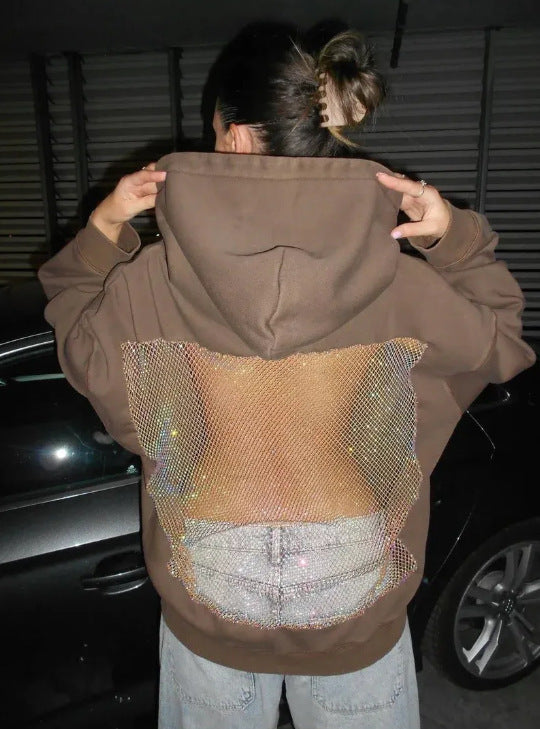 Relaxed Long-Sleeve Hoodie